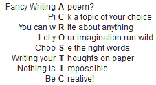 Example Acrostic Poem Three